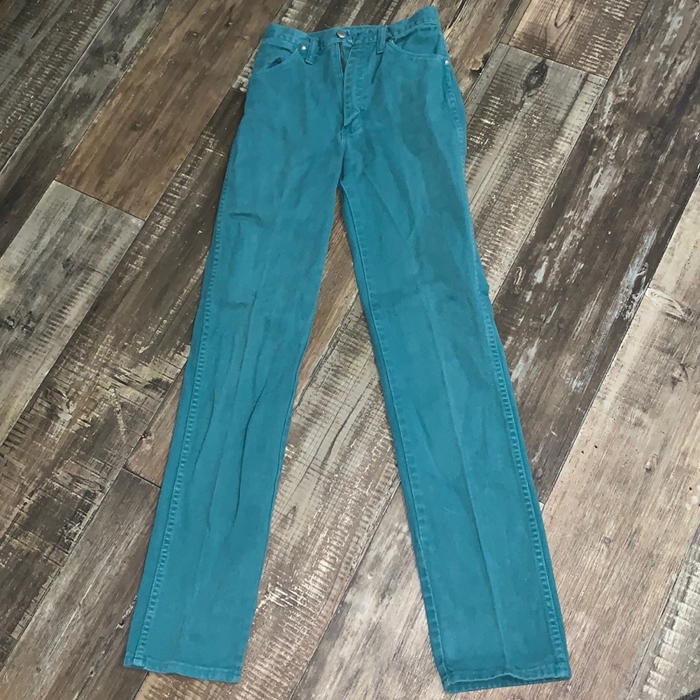 Emerald Green Vintage Wranglers